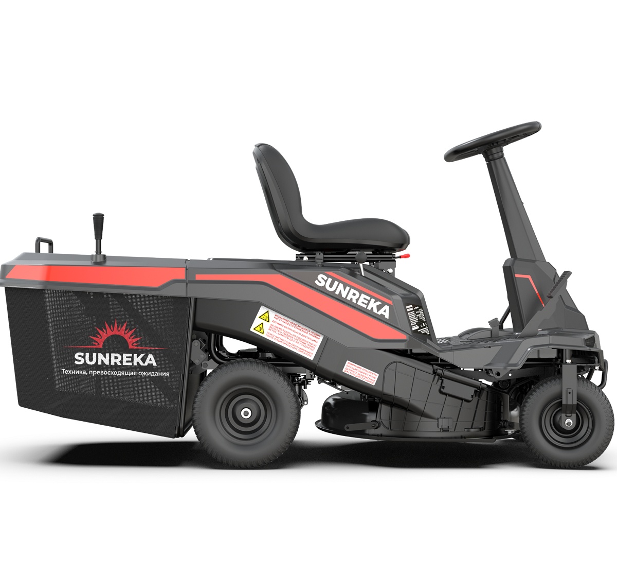 Райдер садовый SUNREKA GSR24LEG 7,5 л.с, двигательRato, электрозапуск, ширина скашивания 61 см.