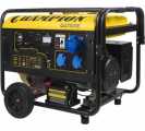Электростанция CHAMPION GG 7501E 6/6.5 кВт, 15 лс, 25л, 12B 83.3кг эл.стартер, счетчик, колеса