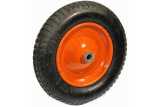 Колесо пневматическое 3,25/3-8, длина оси 65мм, подшипник 20 мм, СибрТех