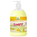 Крем-мыло жидкое Soapy увлажняющее 500 мл с дозатором аромат цветущего сада
