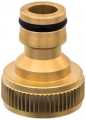 Штуцер для шланга QE внутр. резьба 1-БРС папа, латунь