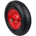Колесо пневматическое 4,1/3,50х4/16 мм 10 MAWIPRO чер.ш/красн. диск