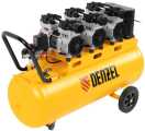 Компрессор Denzel DLS2250/100 безмаслянный,малошумный 8 бар, 2250ВТ,100л, 410 л/мин,