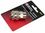 Переходник фитинг QE EQ-3, соединение мама евро-мама резьба 1/4