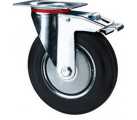 Колесная опора промышленная поворотная с тормозом 75 мм SCB 93 ГП 50 кг