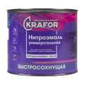 ЛИКВИДАЦИЯ ОСТАТКОВ!!!! Эмаль НЦ-132 KRAFOR желтая 1,7 кг