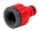 Штуцер для шланга QE внутр. резьба 1/2 и 3/4- БРС папа,пластик