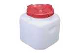Канистра 20 л бочка пласт. прямоуг. с крышкой