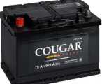 Аккумулятор COUGAR energy 75Ач620 (+ -) П.ПОЛЯРН. 276-175-190