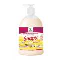 Крем-мыло жидкое Soapy увлажняющее 500 мл с дозатором ваниль со сливками CG8111