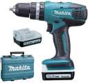 Дрель акк. Макита HP 347 DWE Li-on, ударная 14,48 В, 1,5 A/h,30/15 Нм, 0400/0-1400